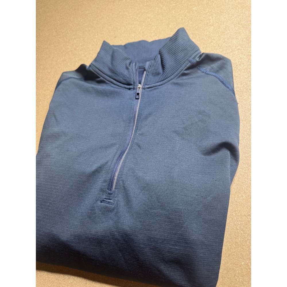 Lululemon Metal Vent Tech 1/2 Zip 2.0 Navy Blue Mens Pullover Size M
